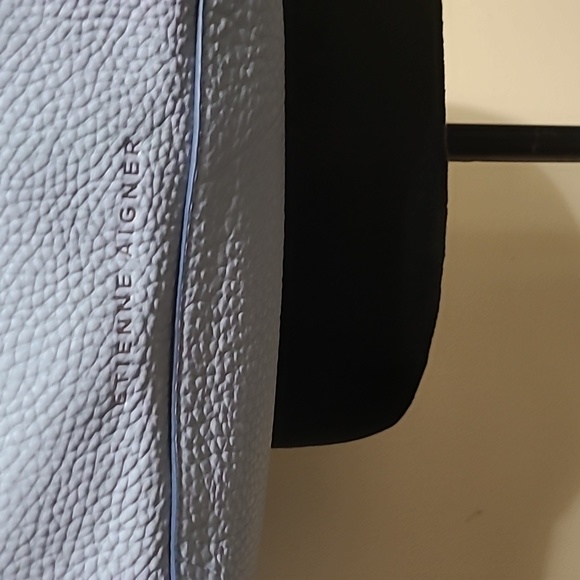 Etienne Aigner Baby Blue Leather Tote/Shoulder Bag - Picture 5 of 13